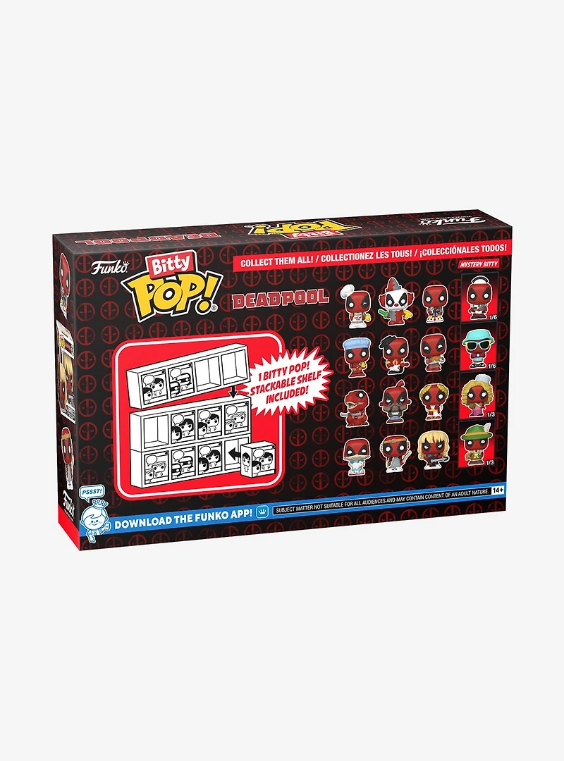 Funko Marvel Deadpool Bitty Pop! Bathtime Vinyl Figure Set