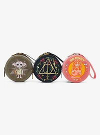 Harry Potter Deathly Hallows Floral Coin Purse - BoxLunch Exclusive