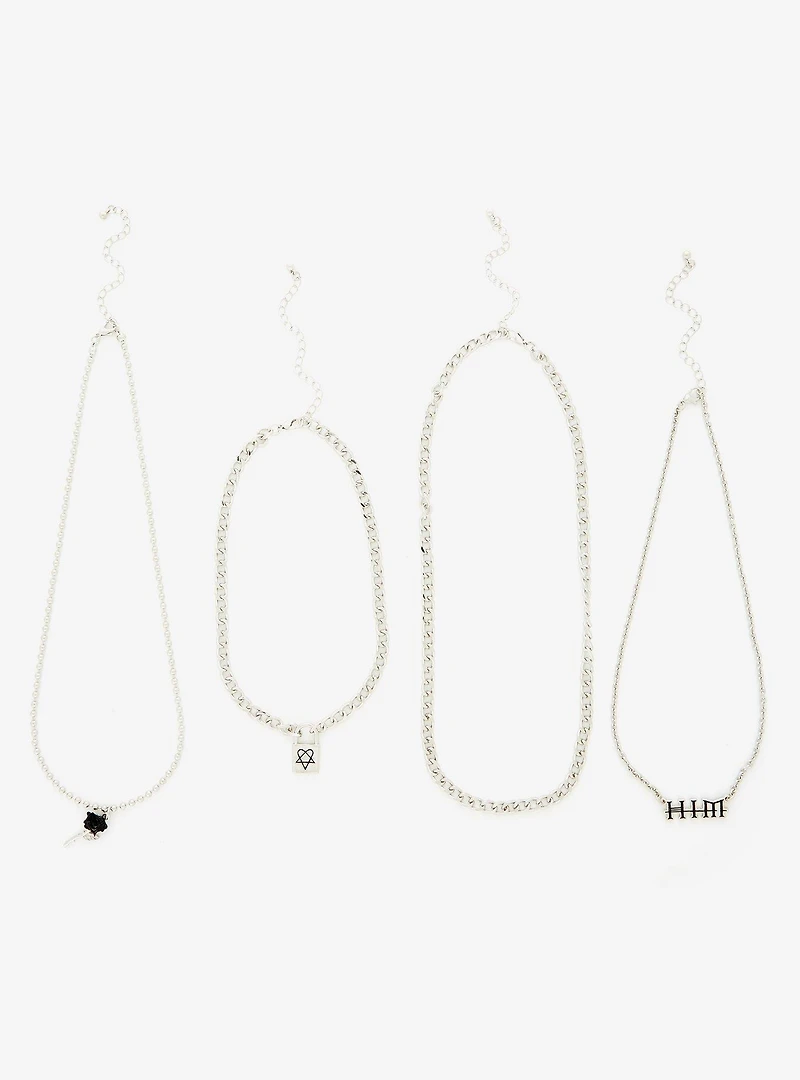 HIM Locket Rose Necklace Set