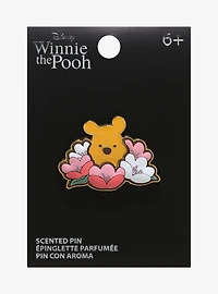 Loungefly Disney Winnie the Pooh Floral Pooh Bear Scented Enamel Pin — BoxLunch Exclusive