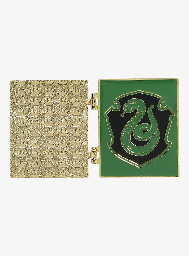 Loungefly Harry Potter Slytherin Hinge Book Enamel Pin — BoxLunch Exclusive