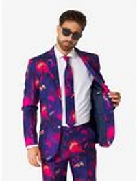 Retro Neon Navy Suit