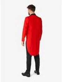 Circus Tailcoat Suit Red Tuxedo Costume