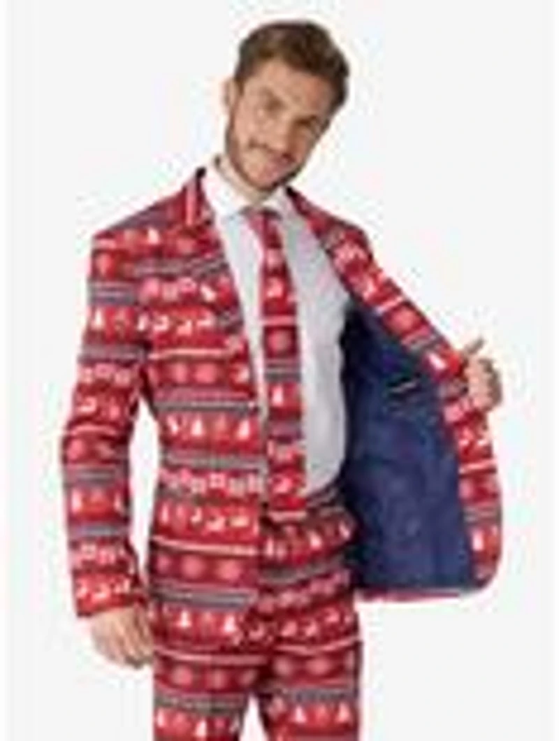 Nordic Pixel Red Suit