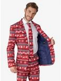 Nordic Pixel Red Suit