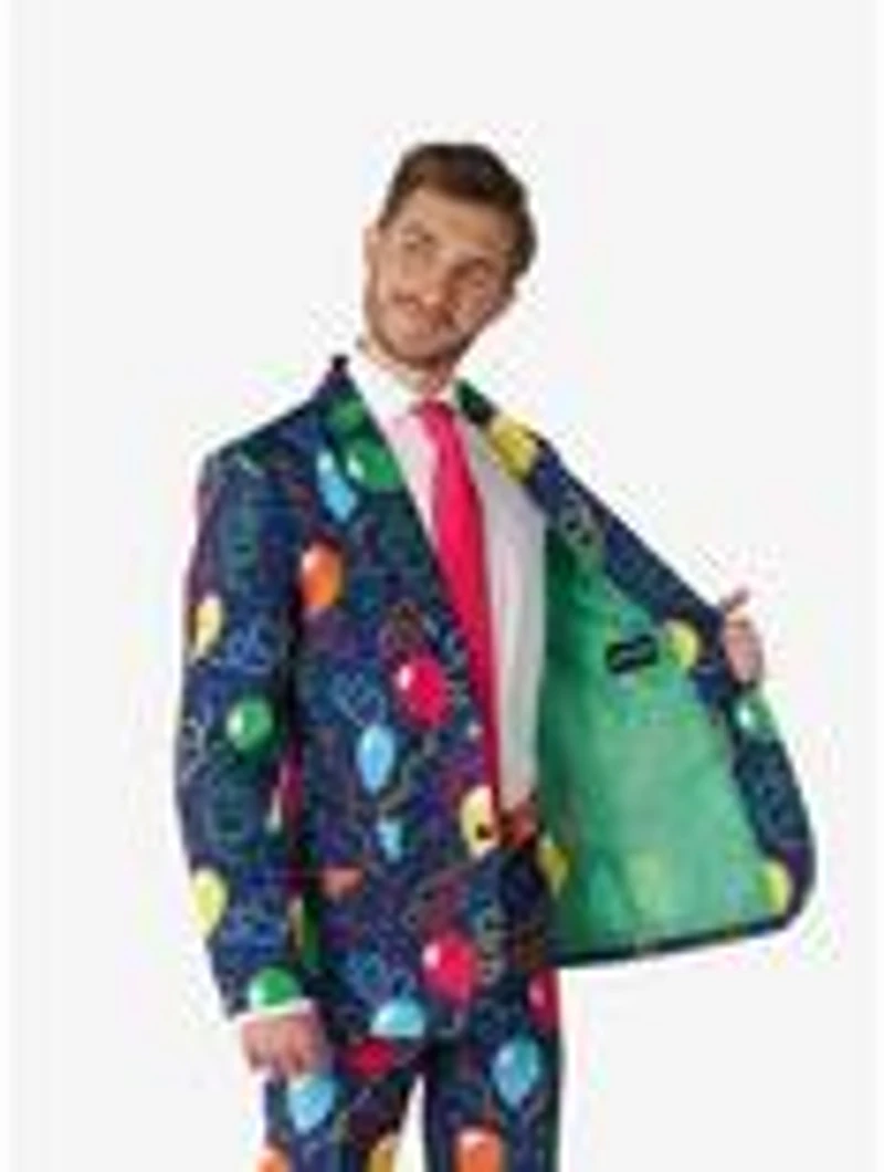 Confetti Balloons Navy Suit