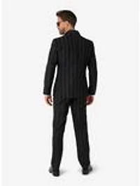 Oversized Pinstripe Black Suit