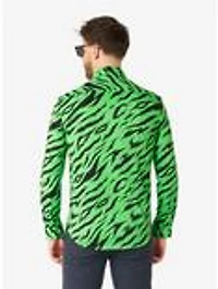 Wild Animal Long Sleeve Button-Up Shirt