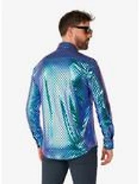 Fancy Fish Long Sleeve Button-Up Shirt