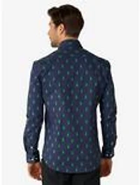 TreeDee Long Sleeve Button-Up Shirt