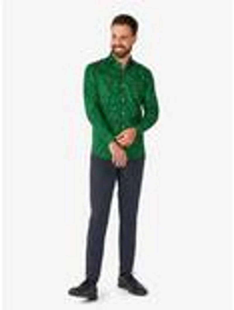 Bright Berry Long Sleeve Button-Up Shirt