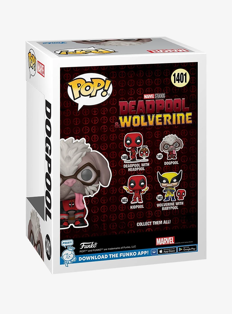 Funko Pop! Marvel Deadpool & Wolverine Dogpool Vinyl Bobblehead