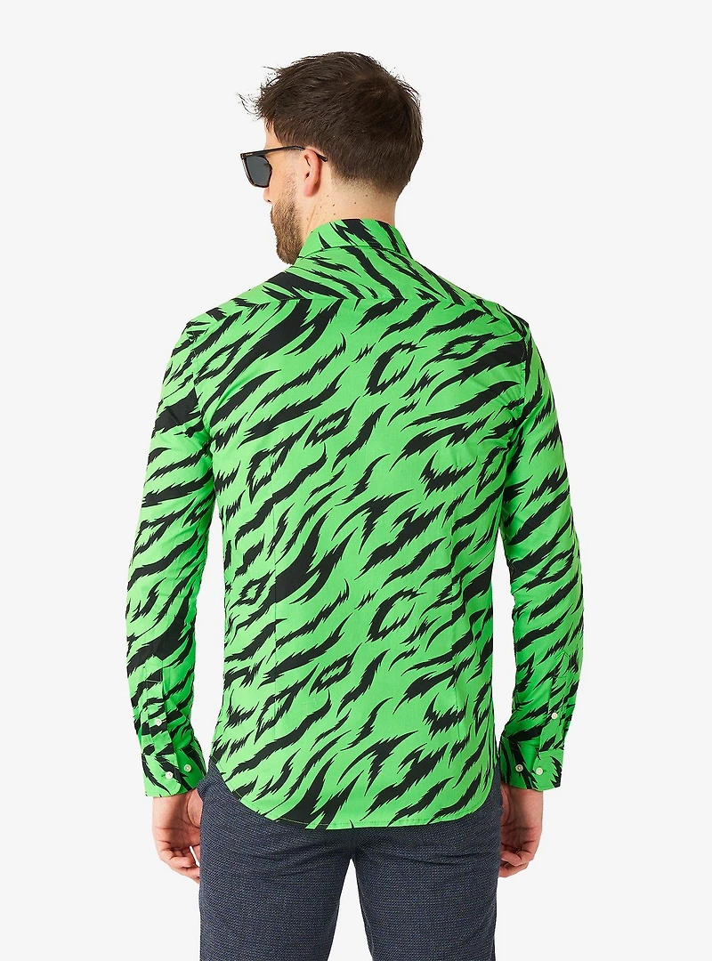 Wild Animal Long Sleeve Button-Up Shirt