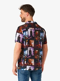 A Nightmare On Elm street Short Sleeve Button-Up Shirt