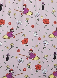 Studio Ghibli Kiki's Delivery Service Floral Kiki Allover Print Smocked Midi Dress — BoxLunch Exclusive