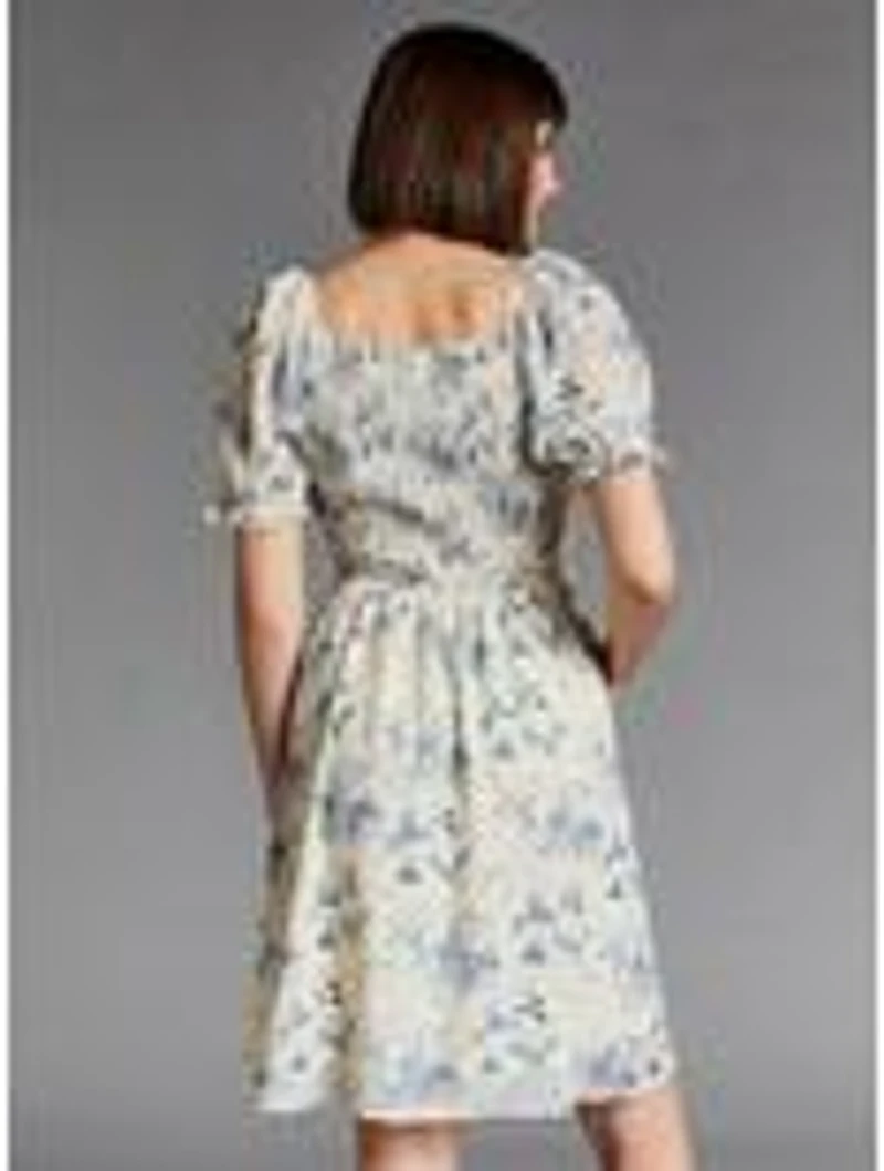 Harry Potter Hogwarts Icons Allover Print Smock Dress - BoxLunch Exclusive