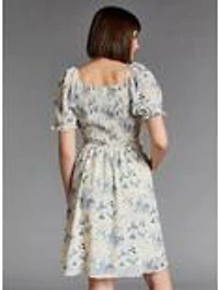 Harry Potter Hogwarts Icons Allover Print Smock Dress - BoxLunch Exclusive