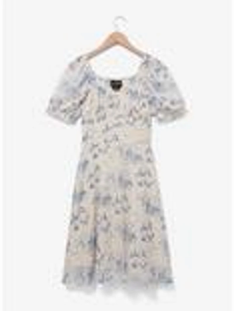 Harry Potter Hogwarts Icons Allover Print Smock Dress - BoxLunch Exclusive