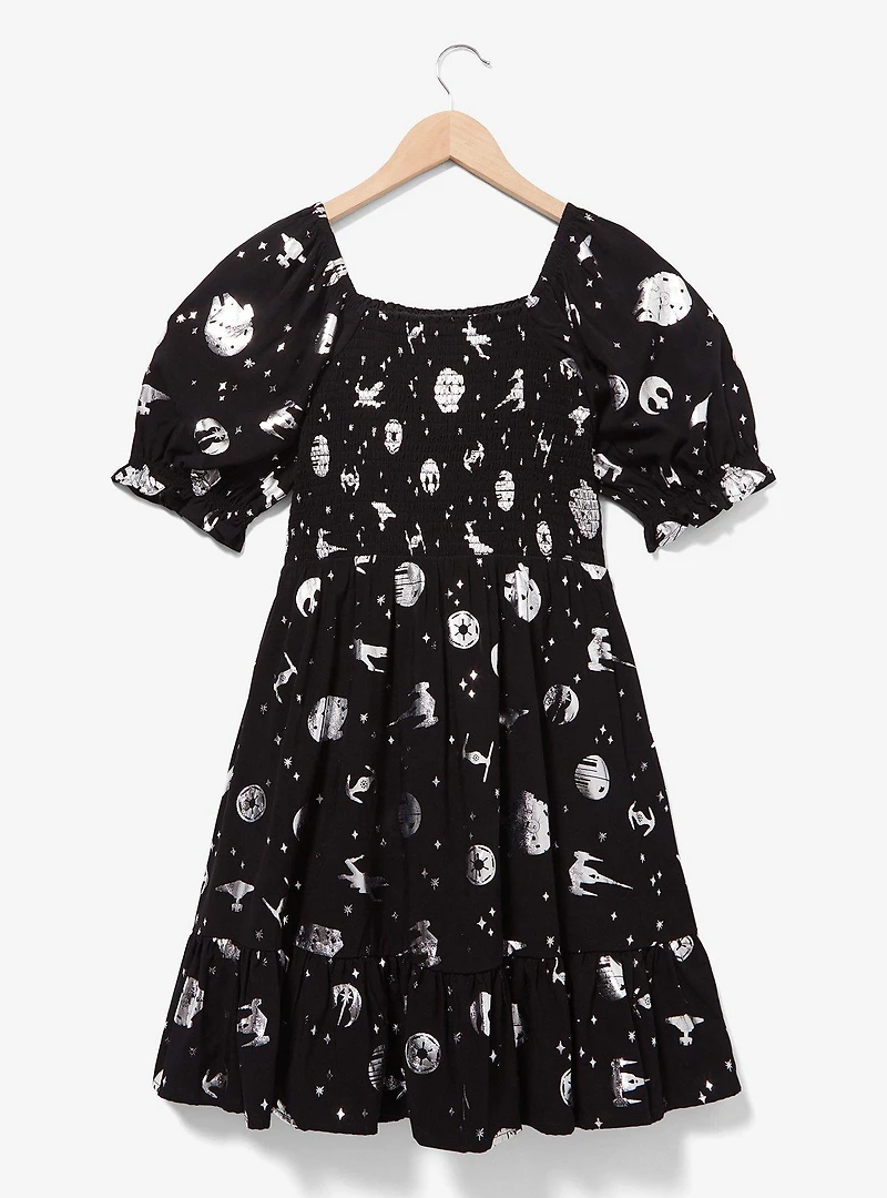 Her Universe Star Wars Rebel Galaxy Smocked Dress — BoxLunch Exclusive