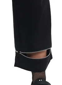 Black Zipper Side Chain Cargo Skater Pants Plus Size