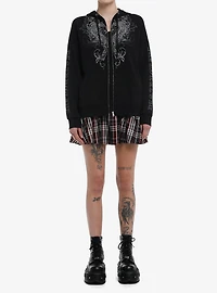 Social Collision Fallen Star Girls Hoodie
