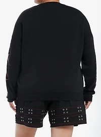 Social Collision Punk Star Girls Sweatshirt Plus Size