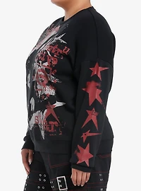 Social Collision Punk Star Girls Sweatshirt Plus Size