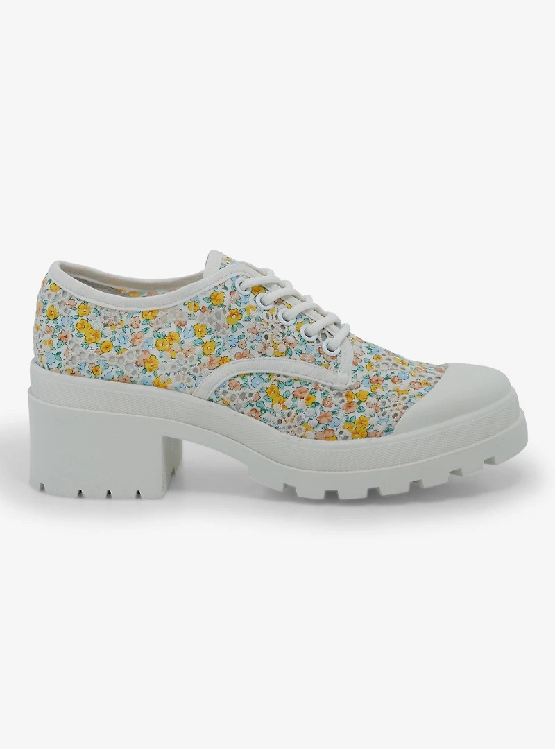 Chinese Laundry Floral Heeled Sneakers
