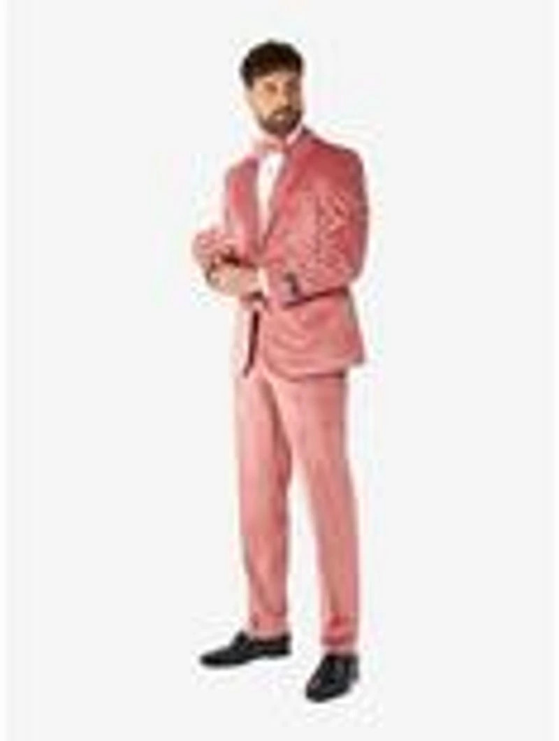 Vintage Pink Velvet Tuxedo