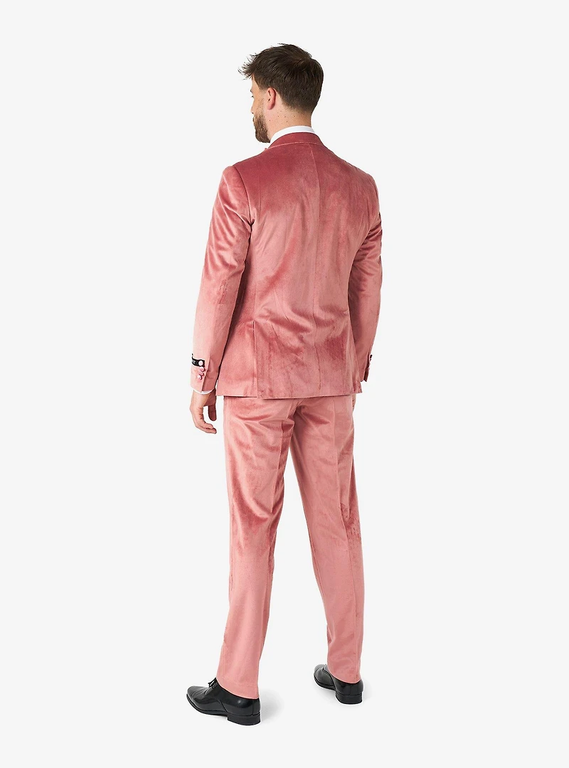 Vintage Pink Velvet Tuxedo