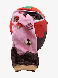 Plushible 2-in-1 Chocolate Strawberry Snugible