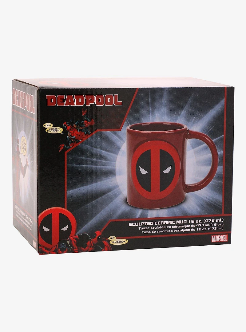 Marvel Deadpool Suit Sculpted Mug