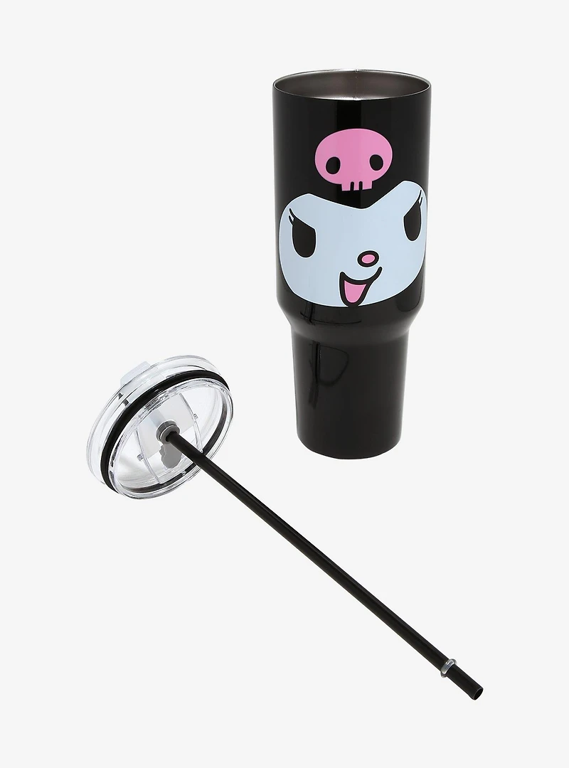 Sanrio Kuromi Portrait Straw Tumbler with Handle