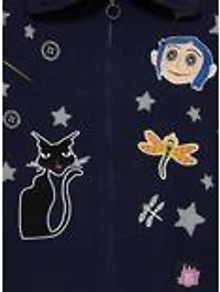 Coraline Icons Women's Zippered Sweater - BoxLunch Exclusive