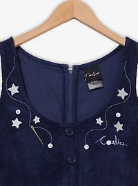 Coraline Embroidered Icons Corduroy Plus Tank Dress - BoxLunch Exclusive