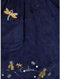 Coraline Embroidered Icons Corduroy Plus Tank Dress - BoxLunch Exclusive