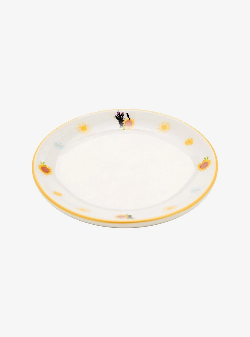 Studio Ghibli Kiki's Delivery Service Jiji & Sunflowers Trinket Tray - BoxLunch Exclusive