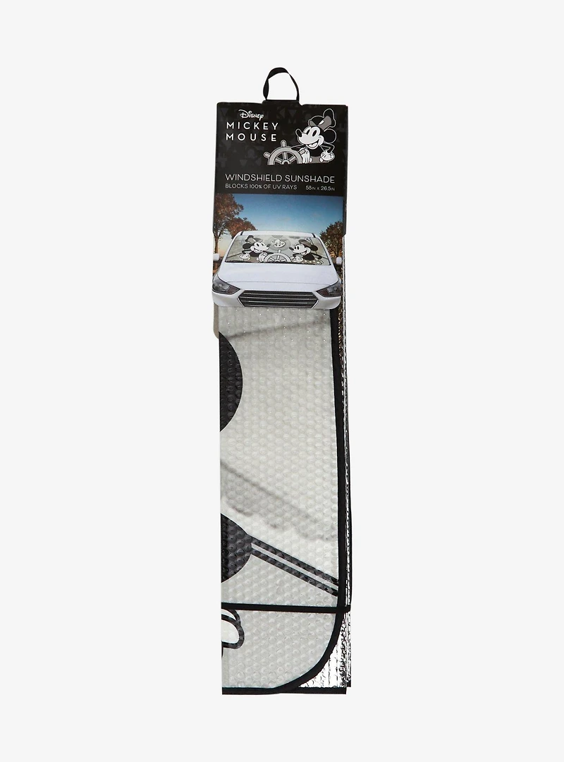 Disney Steamboat Willie Mickey & Minnie Driving Sun Shade — BoxLunch Exclusive