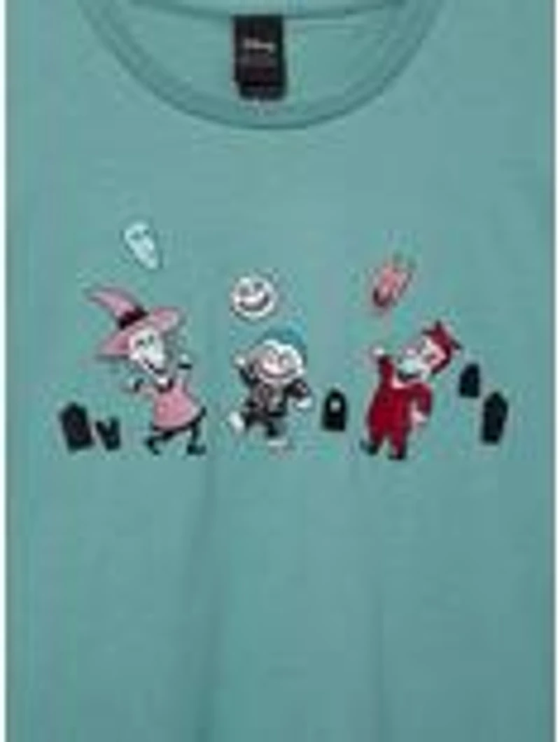 Disney The Nightmare Before Christmas Lock, Shock, & Barrel Group Portrait Women's Plus T-Shirt - BoxLunch Exclusive