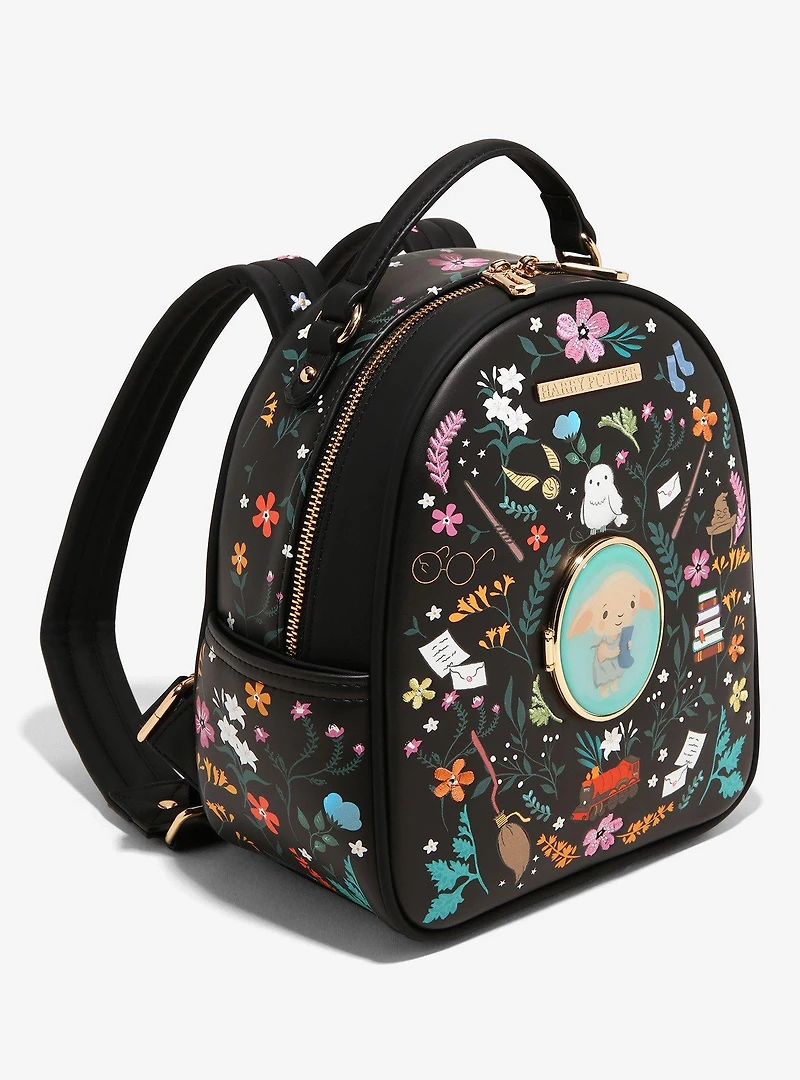 Our Universe Harry Potter Dobby Floral Mini Backpack - BoxLunch Exclusive