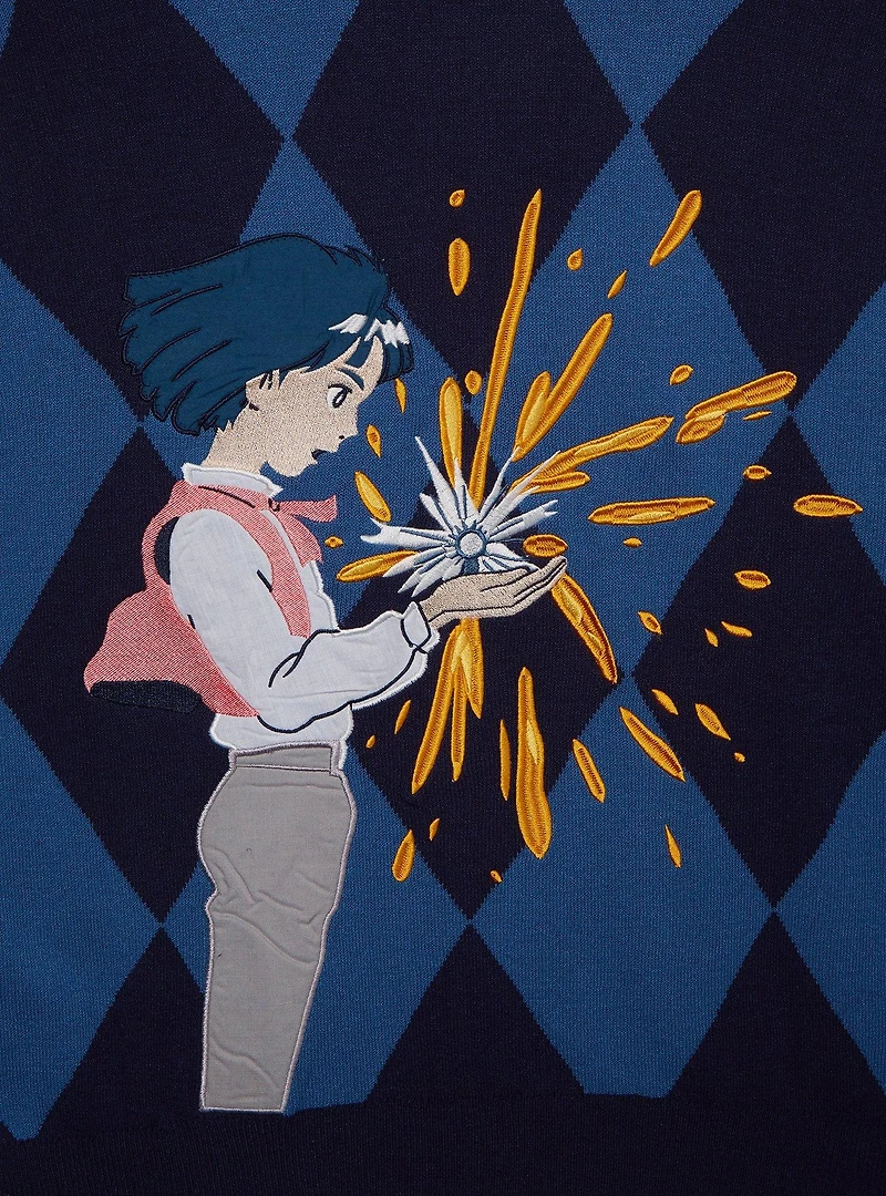 Studio Ghibli Howl's Moving Castle Calcifer Collared Women's Cardigan — BoxLunch Exclusive