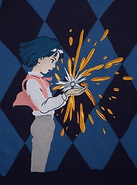 Studio Ghibli Howl's Moving Castle Calcifer Collared Women's Plus Cardigan — BoxLunch Exclusive