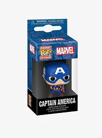 Funko Pocket Pop! Marvel Captain America Bobblehead Keychain