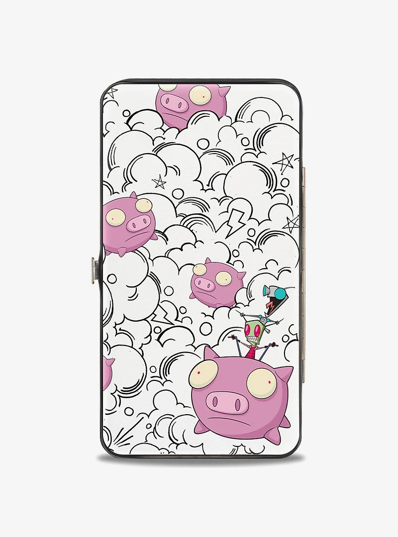 Invader Zim and GIR and Piggy Doddles Hinged Wallet