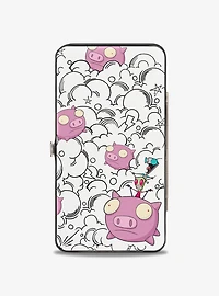 Invader Zim and GIR and Piggy Doddles Hinged Wallet
