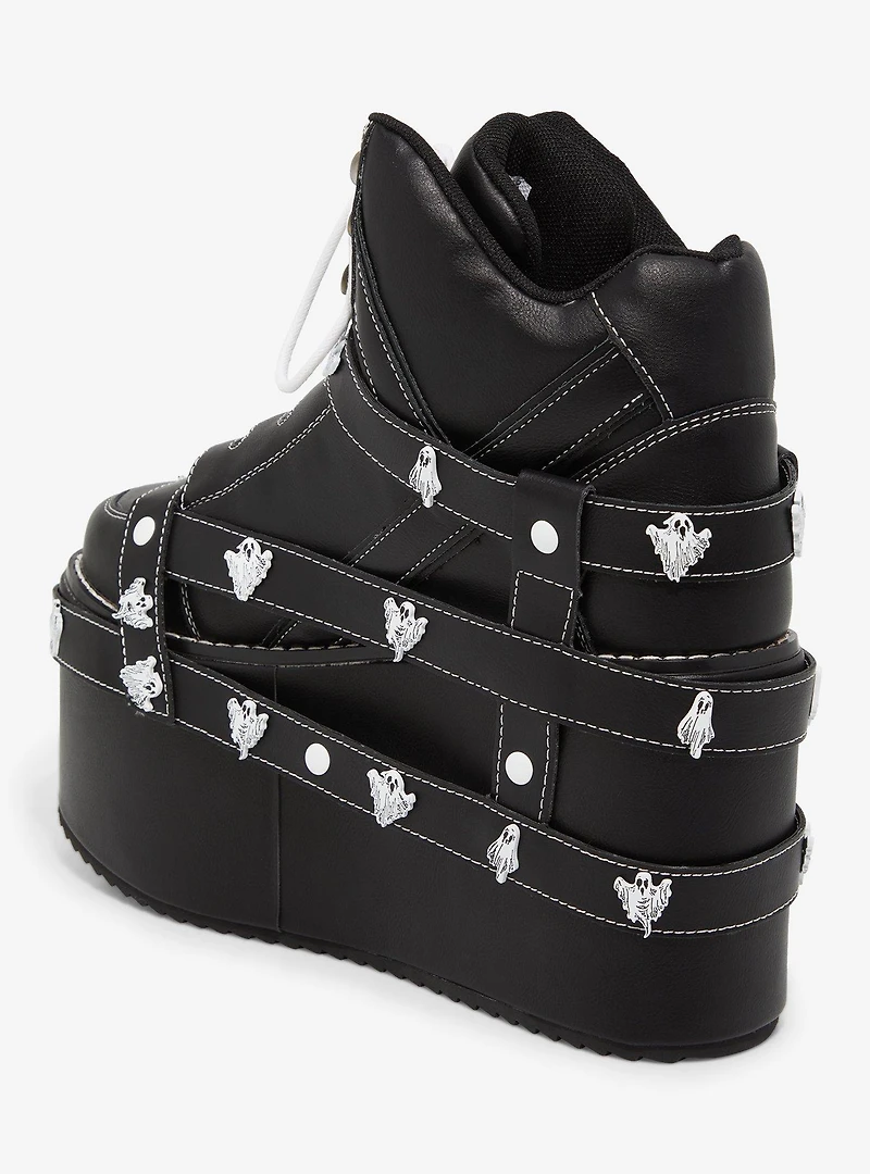 YRU Ghost Bow Platform Sneakers