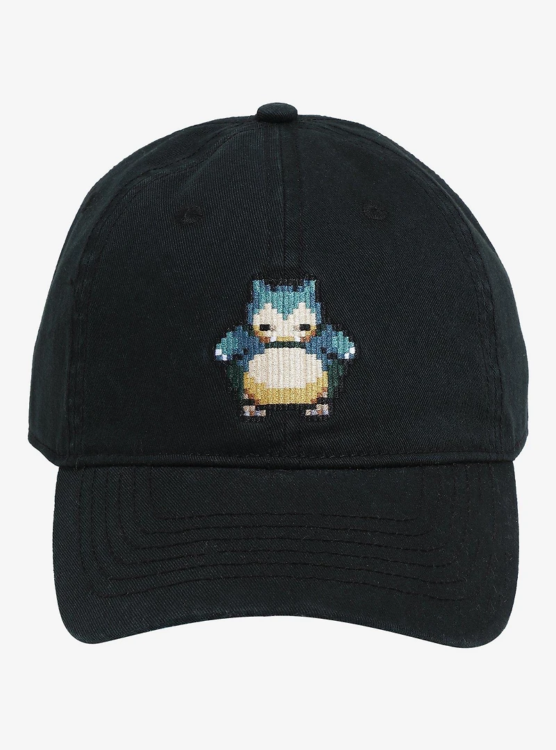 Pokémon Snorlax Pixel Portrait Ball Cap - BoxLunch Exclusive