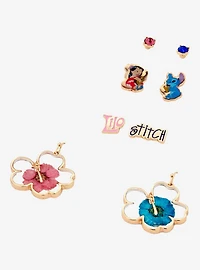 Disney Lilo & Stitch Mix and Match Floral Earring Set - BoxLunch Exclusive