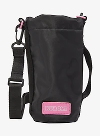 Kuromi Face Water Bottle Sling