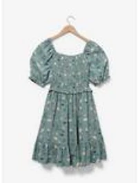 Harry Potter Dobby Floral Allover Print Smock Dress - BoxLunch Exclusive